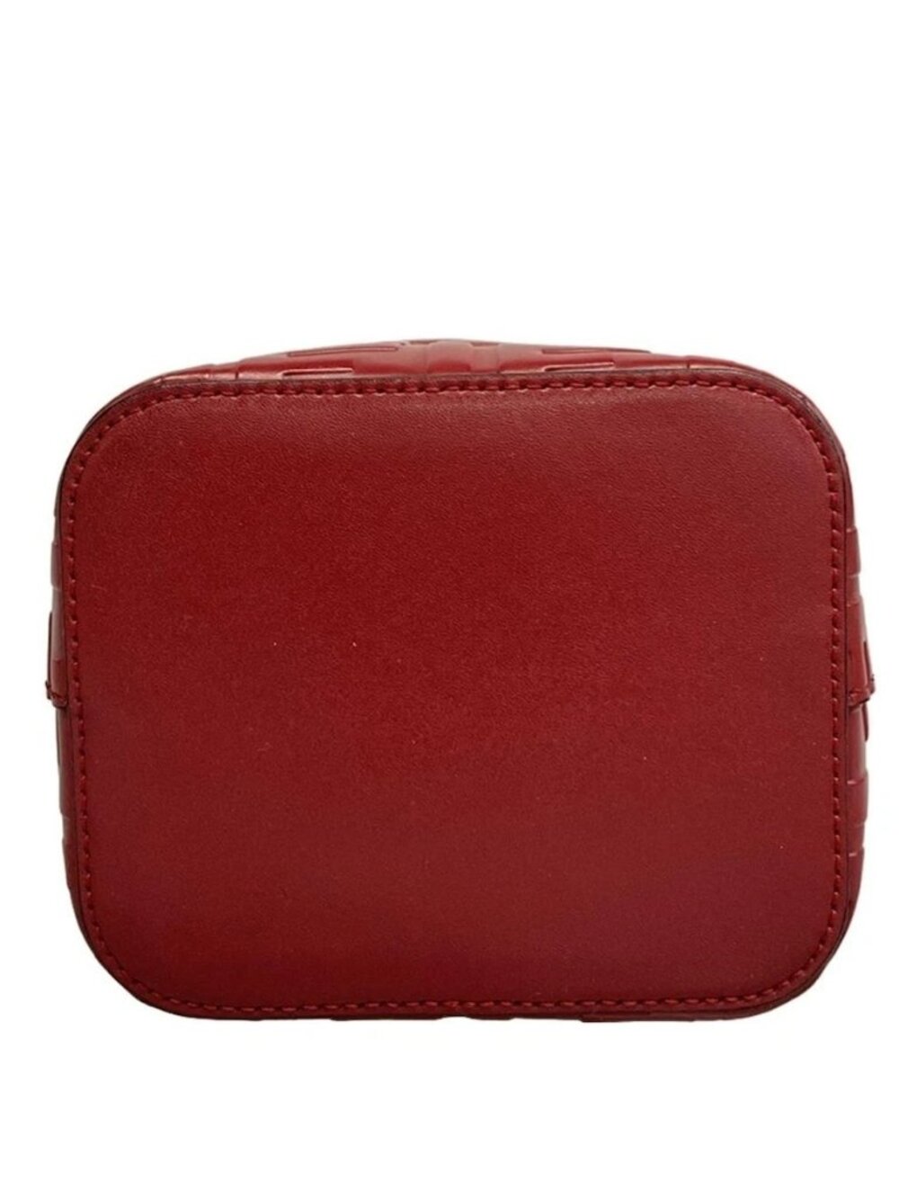 FENDI Mini Montresor, Zucca pattern 8BS010 Red Leather Handbag - Picture 6 of 15